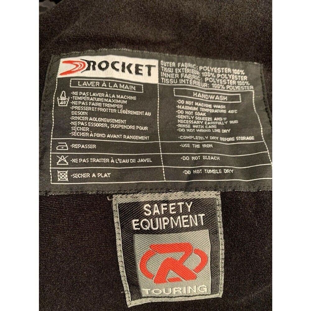 Removable Liner Motorcycle Jacket Windbreaker Joe Rocket Touring Men's Small